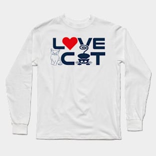 Cat Love Long Sleeve T-Shirt